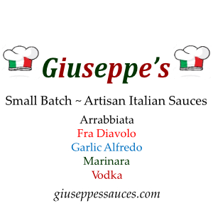 Giuseppe's small batch artisan Italian Sauces