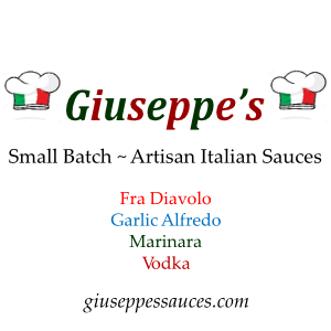 Giuseppe's small batch artisan Italian Sauces