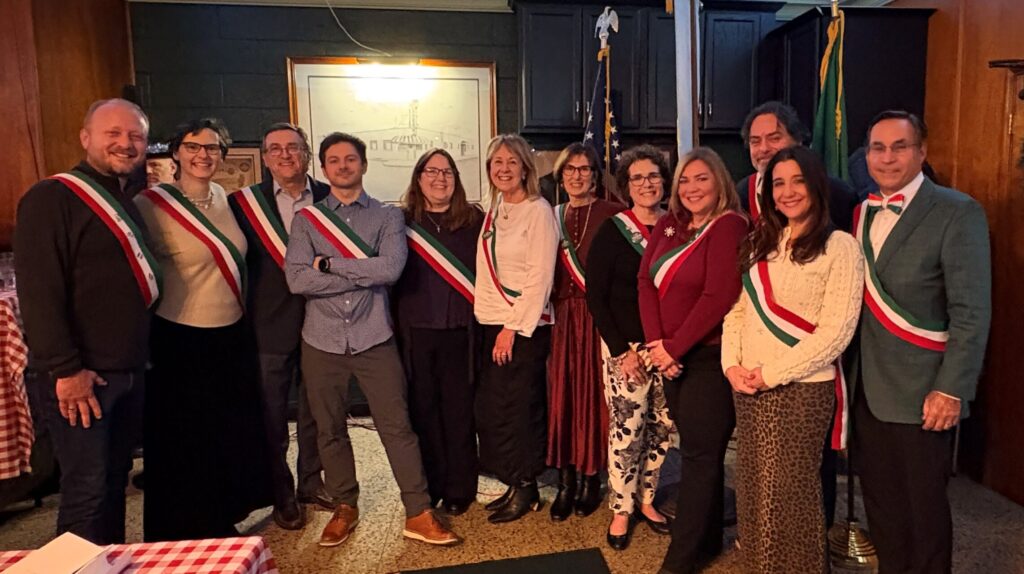 IHSI Board of Directors group photo at the 2025 Festa di Natale celebration